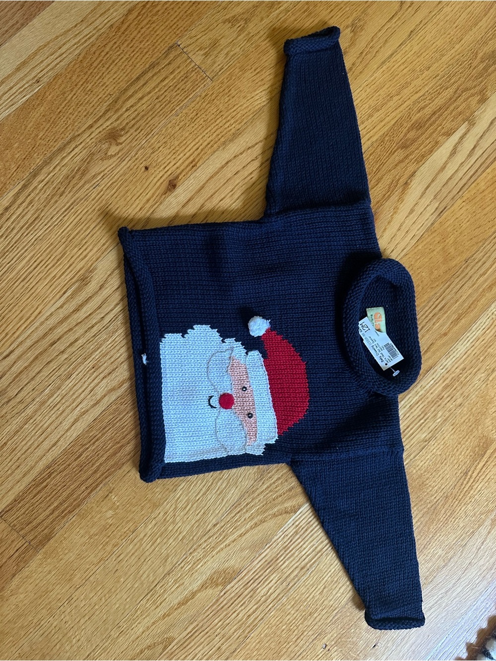 Kids Navy Santa Sweater - NWT